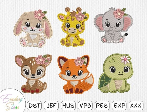 Baby Animals Embroidery Design Bundle Review
