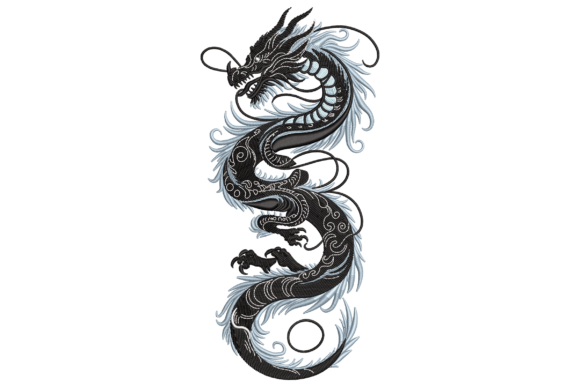 Black and White Chinese Dragon Review