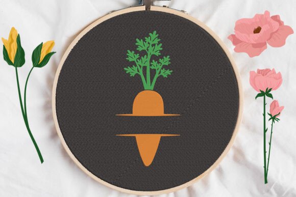 Carrot Split Text Frame Review for Etsy