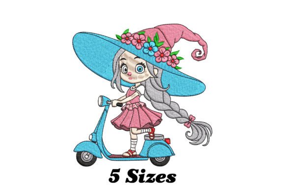 Cute Girl Riding Scooter: A Designer's Review