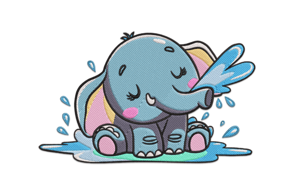 Elephant with Water Splash Review