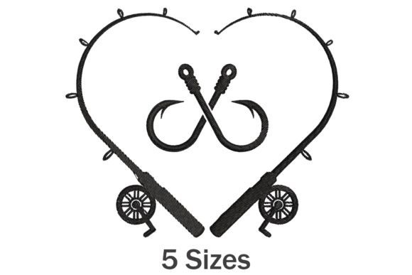 Fishing Rod with Heart Shape Embroidery Review