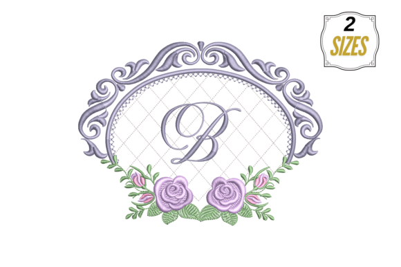 Letter B in Beautiful Template