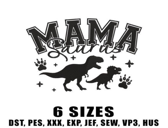 Mama Baby Dino: A Seasonal Embroidery Review