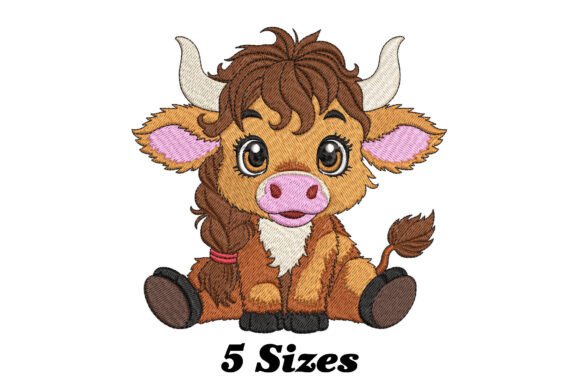 Review: Funny Highland Cow for Small Business Merch